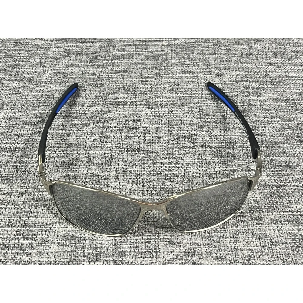 Panama Jack Mens Silver Metal Sport Sunglasses Black Blue NS0521 14524SPJ040